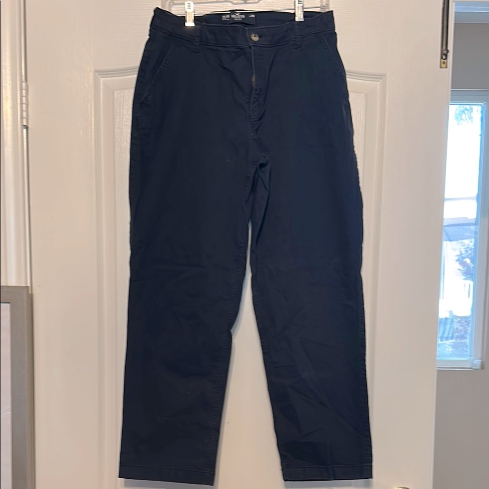 Hollister Men's Dark Blue Chinos